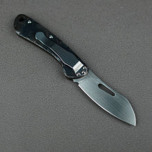 Load image into Gallery viewer, Time honored sculpture-Folding knife with rock texture and titanium alloy handle