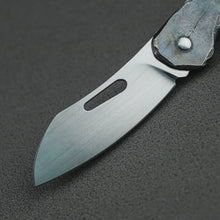 Load image into Gallery viewer, Time honored sculpture-Folding knife with rock texture and titanium alloy handle