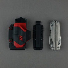 Load image into Gallery viewer, Handmade NEW TTi /TTi plus Quick-pull Kydex Sheath Waist Clip Toolkit Sheath（Black-Red）