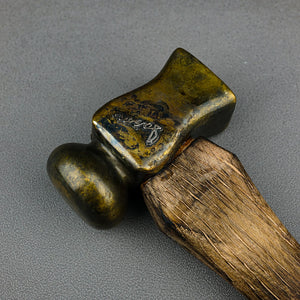 Handmade one-off bronze hammer